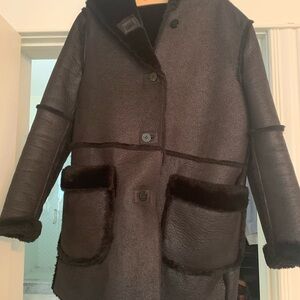 Zara Black Teddy Jacket
